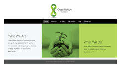 Desktop Screenshot of greenribbonfoundation.org